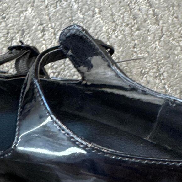 y2k style black shiny platform Mary Jane’s with the cutest buckle detail main image 2